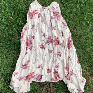 Free People Floral Swing Tunic